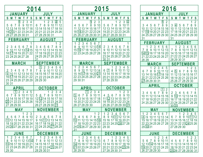 dentrodabiblia 5 year calendar template