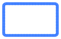 Blue Lace Border - Half Sheet Size