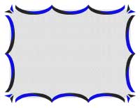 Blue and Black Certificate Border 3