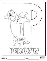 Alphabet Coloring Pages 16 - Colored By