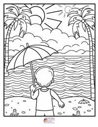 Beach Coloring Pages 18B