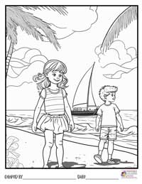 Beach Coloring Pages 19 - Colored By