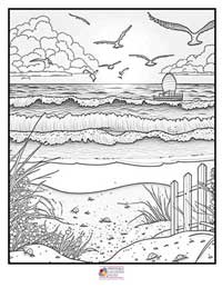 Beach Coloring Pages 5B
