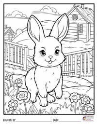 Bunny Coloring Pages 16 - Colored By