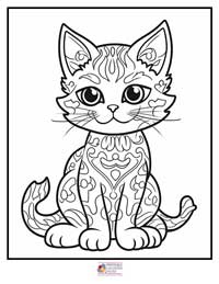Cats Coloring Pages 10B