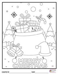 Christmas Coloring Pages 11 - Colored By