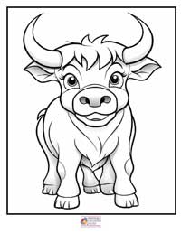 Cow Coloring Pages 10B