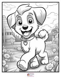 Dogs Coloring Pages 5B