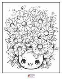 Flowers Coloring Pages 7B