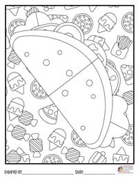 Food Coloring Pages 4 - Colored By