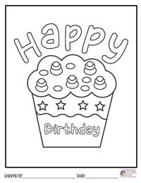 Happy Birthday Coloring Pages 14 - Colored By