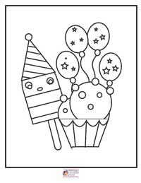 Happy Birthday Coloring Pages 10B