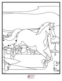 Horses Coloring Pages 11B