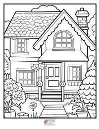 House Coloring Pages 10B