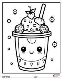 Kawaii Coloring Pages 17 - Colored By