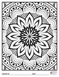 Mandala Coloring Pages 10 - Colored By