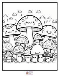 Mushrooms Coloring Pages 12B