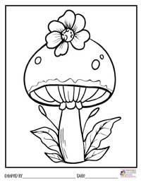 Mushrooms Coloring Pages 7 - Colored By
