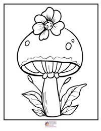Mushrooms Coloring Pages 7B