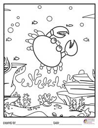 Ocean Coloring Pages 3 - Colored By