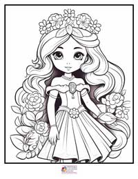 Princess Coloring Pages 2B
