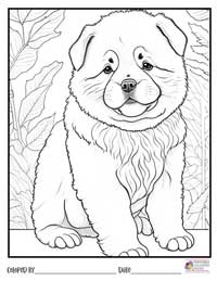 Puppy Coloring Pages 19 - Colored By
