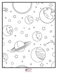 Space Coloring Pages 10B