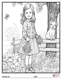 Spring Coloring Pages 19 - Colored By