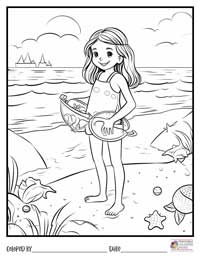 Summer Coloring Pages 10 - Colored By
