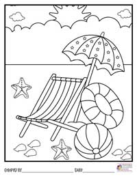 Summer Coloring Pages 15 - Colored By