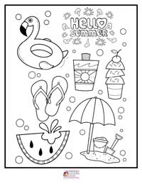 Summer Coloring Pages 19B
