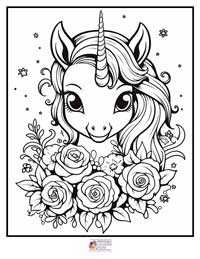 Unicorn Coloring Pages 13B