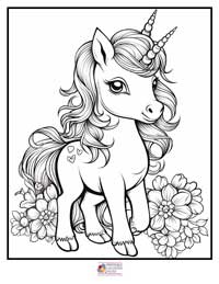 Unicorn Coloring Pages 6B