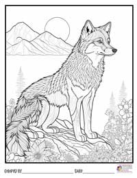 Wolves Coloring Pages 5 - Colored By