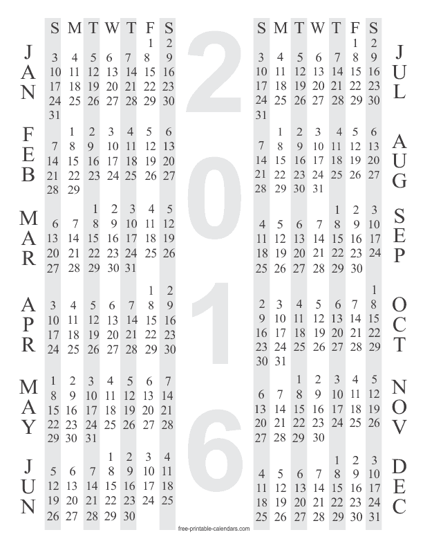 Free Calendars to Print PDF Calendars