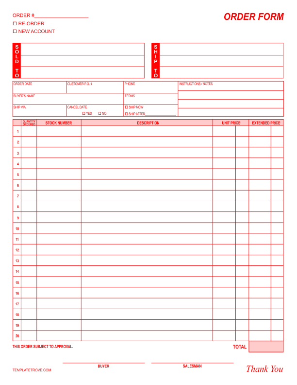 Free Business Forms Templates Invoices Receipts and More