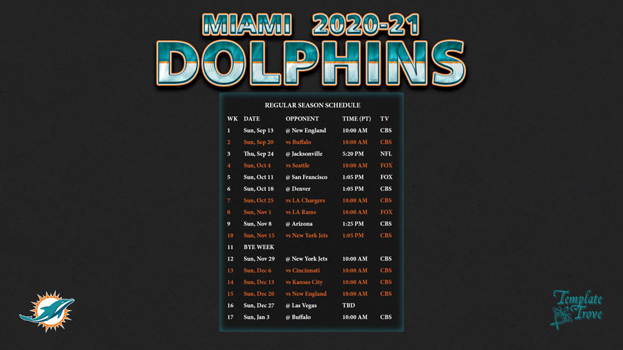 miami dolphins wallpaper schedule