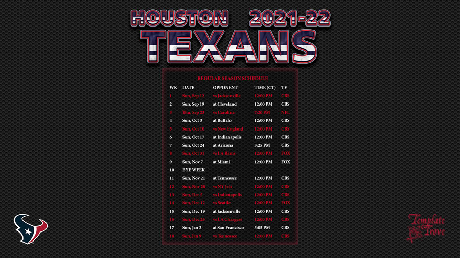 texans preseason schedule 2021