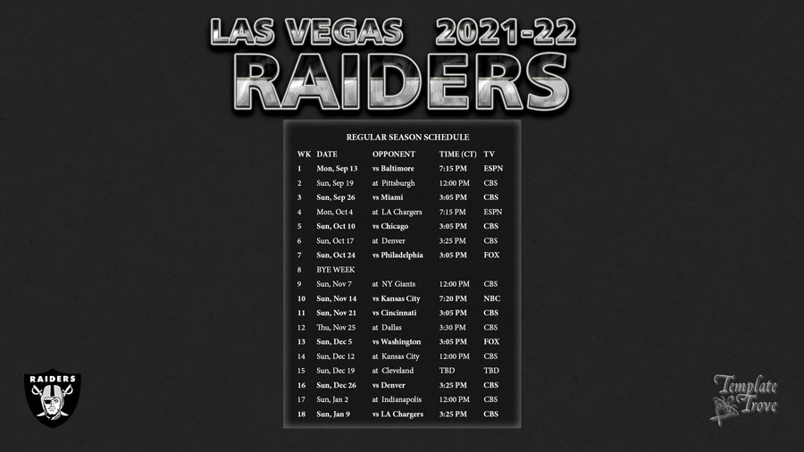 2021 22 Las Vegas Raiders Wallpaper Schedule 1920 X 1080 2 CT 900 