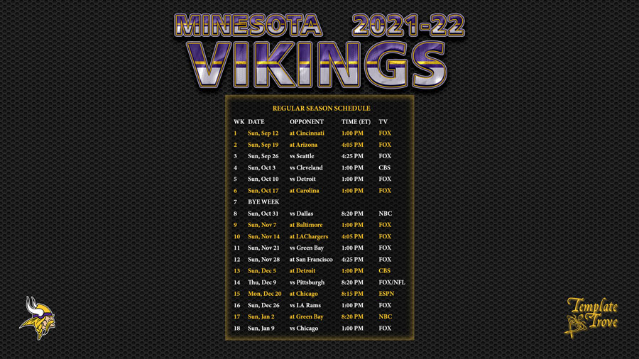 Minnesota Viking Schedule 2025 Josie Malorie