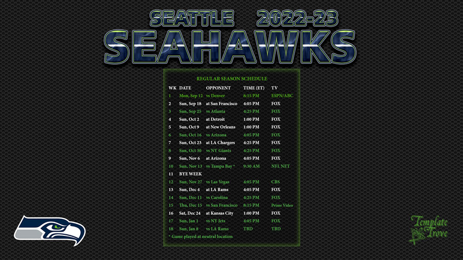 Seattle Seahawks 2025 Preseason Schedule Adella Ellissa