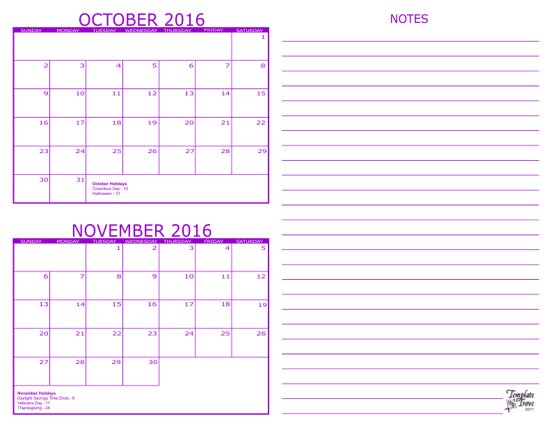 2-month-calendar-2016