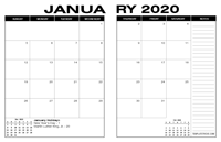2020 Desk Calendars