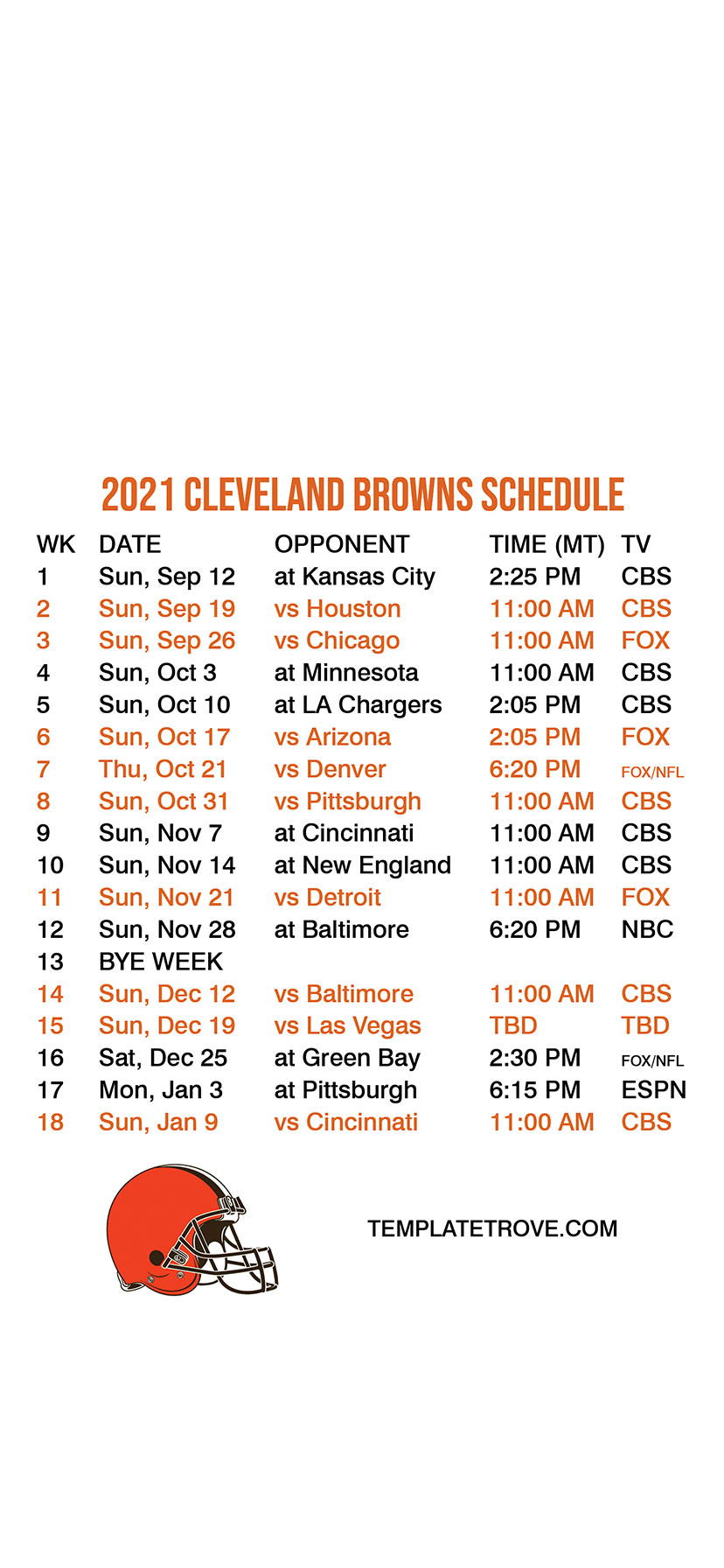 browns schedule 2022 to 2023