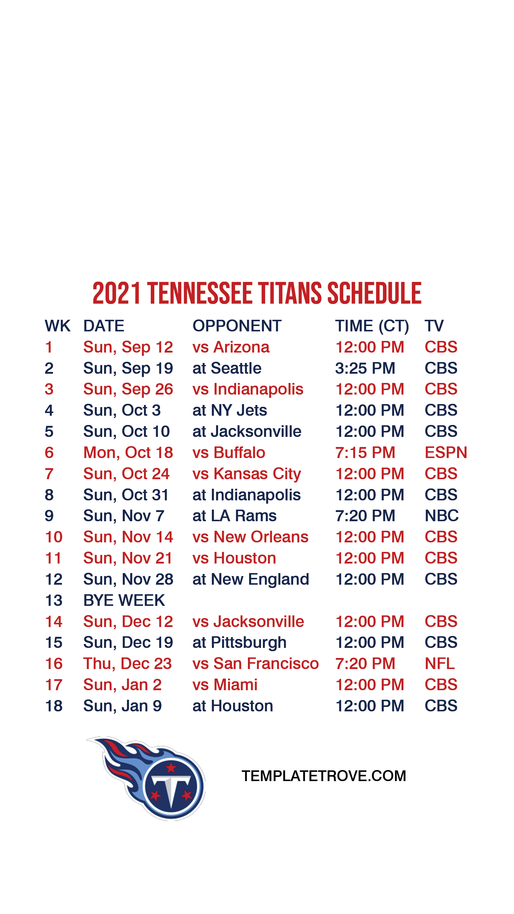 20212022 Tennessee Titans Lock Screen Schedule for iPhone 678 Plus