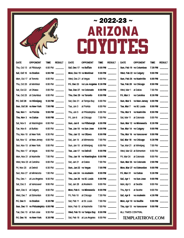 Arizona Coyotes Roster 2024 Halli Teressa
