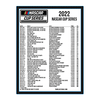2022 NASCAR Schedules