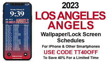 2023 Angels Wallpaper Lock Screen Schedule