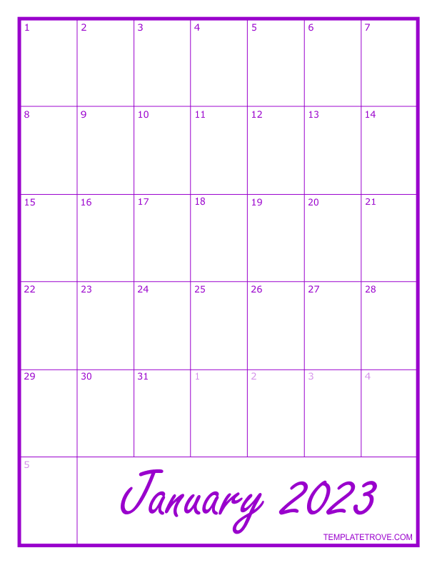 Calendario 2023 Para Imprimir Aesthetic Pictures Purple IMAGESEE