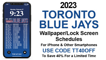 2023 Blue Jays Wallpaper Lock Screen Schedule
